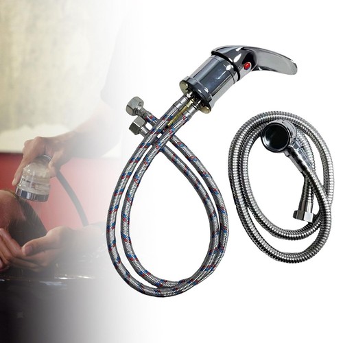 Salon shampoo bowl faucet and - bowl,