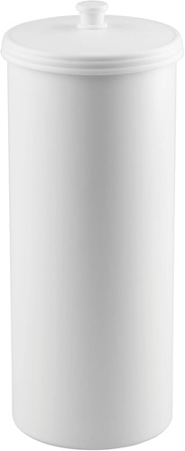 Cylindrical white toilet paper - cylindrical,