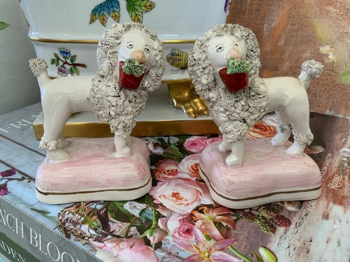 Pair antique staffordshire - antique,