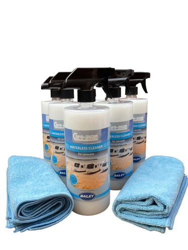 Caravan waterless wash wax - waterless,
