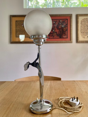Original 1930s art deco chrome - original,
