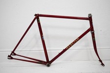 1987 MERCIAN 57CM VINTAGE REYNOLDS 531 STEEL ROAD PATH BICYCLE FRAME, TRACK ENDS