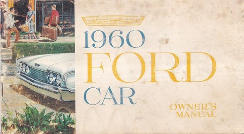1960 ford auto owners - 1960, manual