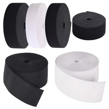 Flat Elastic Cord White