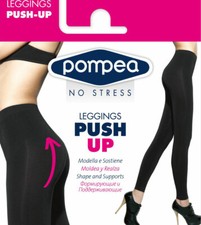 3 Pantacollant Leggings donna Pompea modellanti e contenitivi Push Up - Leggpush