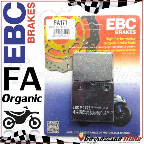 Brake pads front organic ebc - brake,