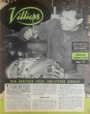 VILLIERS 2-STROKE ENGINES - ORIGINAL 1970 ENGINE ANALYSIS 4 PAGE ARTICLE