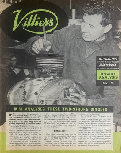 Villiers stroke engines - 2-stroke,