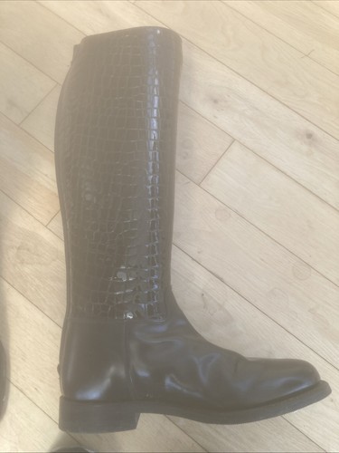 Regent leather croc riding - leather,