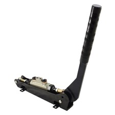 2in1 Tandem Double Cylinder Hydraulic Handbrake Fly Off Drift Rally Black