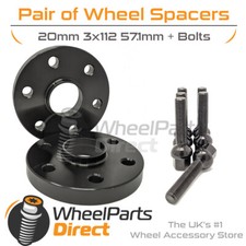 Wheel Spacers (2) & Bolts 20mm