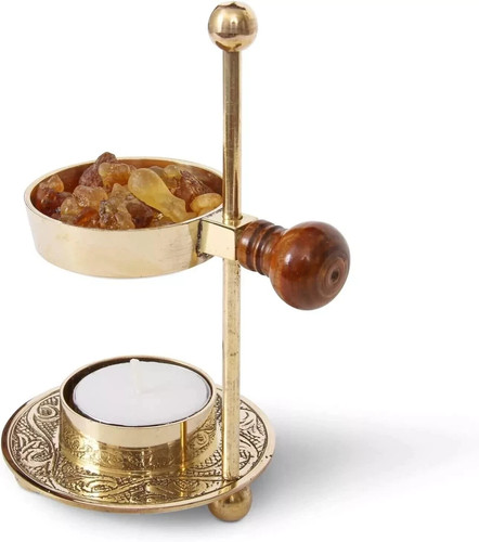 Brass adjustable incense - brass,