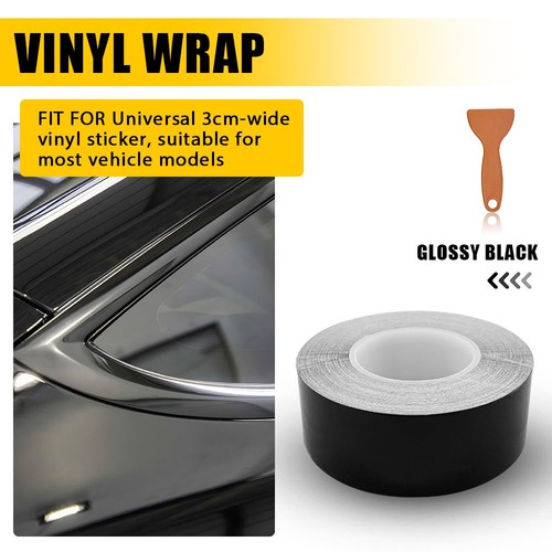 Gloss black vinyl tape - gloss, wrap