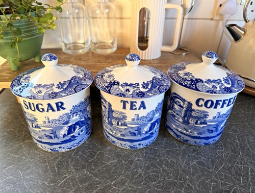 Spode italian blue white - italian,