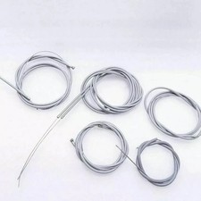 Vespa V50 Small Frame Complete Cable Kit Friction Free In Grey Color