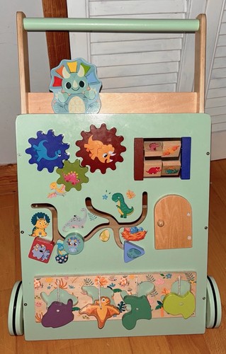 Wooden baby walker - wooden, activity