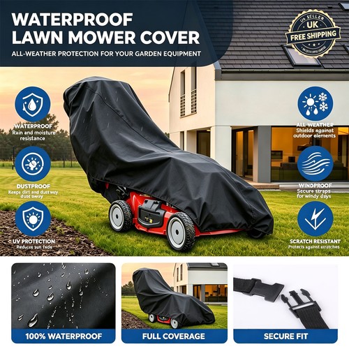 Waterproof lawn mower - lawn, cover