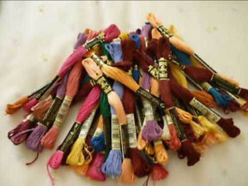 Pack dmc threads - of, 10