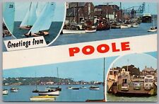 Poole Dorset Postcard Bournemouth Postmark Posted 1964