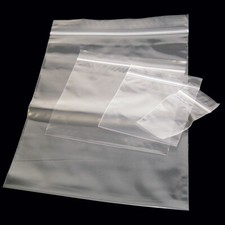 100pcs Grip Seal plastic bags 7.5x7.5" (191x191mm) food grade Ziplock 