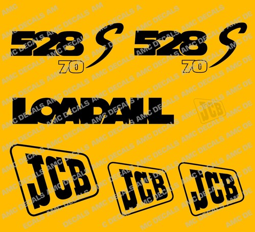 Jcb 528s telehandler - 528s-70, decal