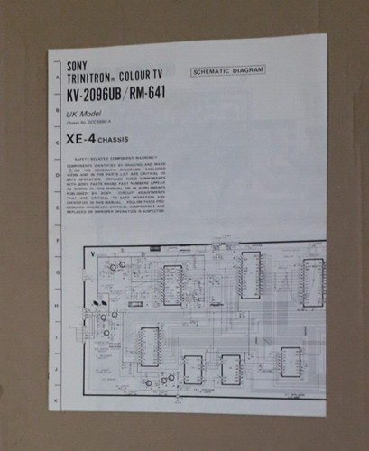 Sony 2096ub 641 - sony, kv-2096ub/rm-641