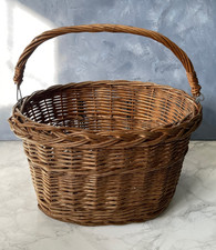 Vintage Wicker Bike Basket