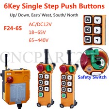 6 Buttons Overhead Crane Wireless Industrial Remote Radio Controller F24-6S 