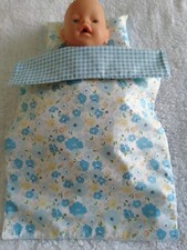 Dolls Pram Cot Bedding Set