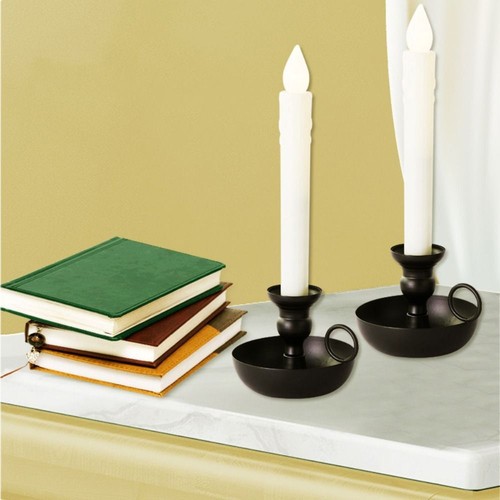 1pc taper candle holder - candle, retro