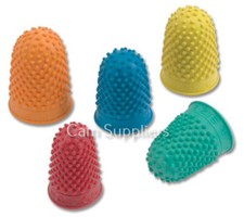 Quality Rubber  Thimble Page Turner Money Counter Finger Cone Counting