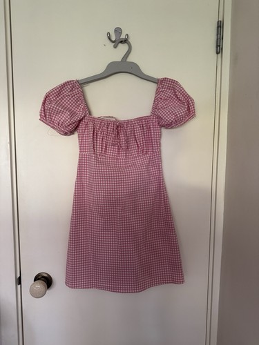 Zara gingham mini dress size - zara,