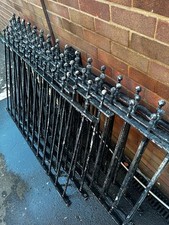 wrought iron metal railings