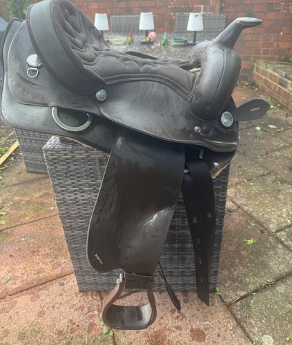 Brown wintec western - , saddle