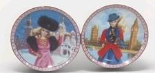 2 Danbury Mint  Barbie Visits