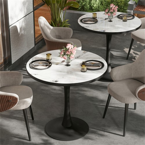 Rustic dining table marble - dining,