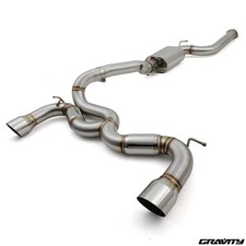 3" STAINLESS CAT BACK EXHAUST