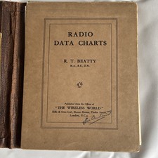 1930s Radio Data Charts