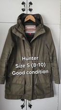 Hunter Womens Jacket Size S Green Casual Daily Walking Outdoor Activewear