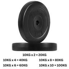 Weight Plates 1" Vinyl 10kg