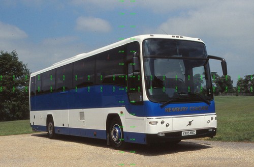 35mm slide newbury coaches - 35mm,