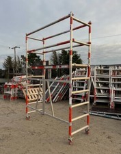 Folding  Aluminium scaffold tower 1.8m platform 3.8m working height Includes VAT