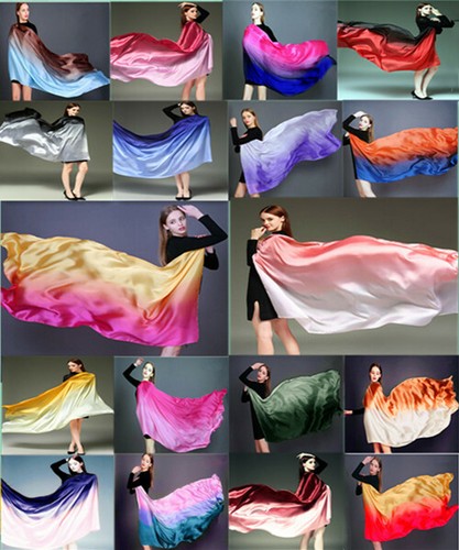Color gradient women - , silk