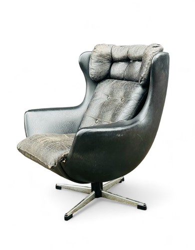 Retro swivel chair - chair, mid