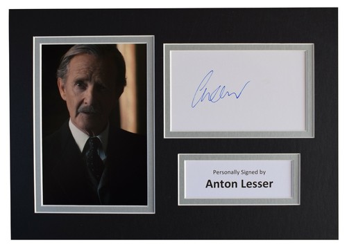 Anton lesser signed autograph - anton,