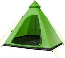Summit Camping Festival 4 Person Hydrahalt Tipi Tepee Tent - GREEN 571046G