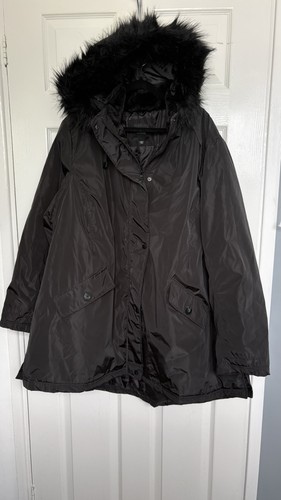 Capsule black hooded long - black,