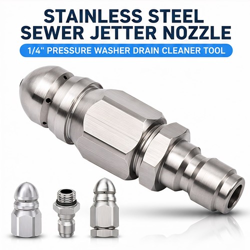 Stainless steel sewer jetter - stainless,