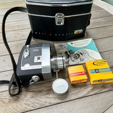 vintage Bell & Howell directors series 414 zoomatic 8mm movie camera & bag