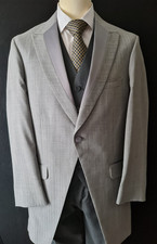 Mens Light Grey Morning Suit 2